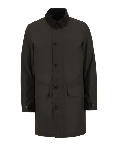 BARBOUR Cappotto Uomo MWX1861 WAX MAC AI 25/26 cotone lungo con colletto classico BR91 dk brown/midnight oak BARBOUR Cappotto Uomo MWX1861 WAX MAC AI 25/26 cotone lungo con colletto classico BR91 dk brown/midnight oak
