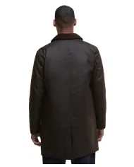 BARBOUR Cappotto Uomo MWX1861 WAX MAC AI 25/26 cotone lungo con colletto classico BR91 dk brown/midnight oak
