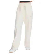 COUNTY OF MILAN Pantalone Donna 25ICM30031 AI 25/26 cotone tuta con coulisse 02 LATTE