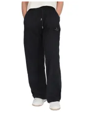 COUNTY OF MILAN Pantalone Donna 25ICM30031 AI 25/26 cotone tuta con coulisse 01 NERO