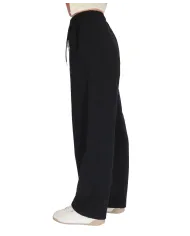 COUNTY OF MILAN Pantalone Donna 25ICM30031 AI 25/26 cotone tuta con coulisse 01 NERO