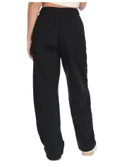 COUNTY OF MILAN Pantalone Donna 25ICM30031 AI 25/26 cotone tuta con coulisse 01 NERO