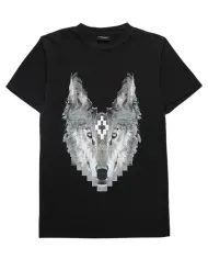 COUNTY OF MILAN T-shirt Uomo F5CAMATH047 AI 25/26 cotone con stampa 110 nero/black