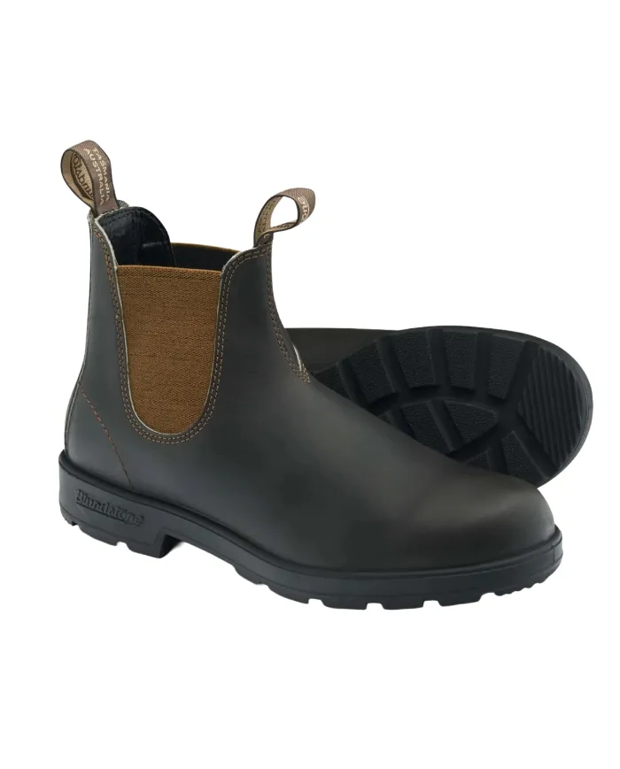 BLUNDSTONE Stivaletto Uomo 2501 CHELSEA BOOTS AI 25/26 pelle waterproof 01 Brown/ Toffee