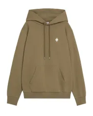 COUNTY OF MILAN Felpa Uomo F5CAMAHS011 AI 25/26 cotone con cappuccio 956 ALOE