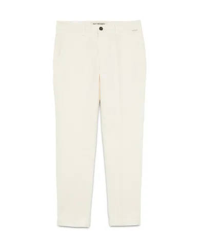ROY ROGER'S Pantaloni Donna RND057P4030112 CHINO FLOW AI 25/26 cotone slim in tinta unita 0228 BUTTER ROY ROGER'S Pantaloni Donna RND057P4030112 CHINO FLOW AI 25/26 cotone slim in tinta unita 0228 BUTTER