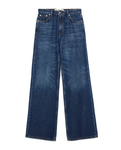 ROY ROGER'S Jeans Donna RND354D7053034 SUPER WIDE AI 25/26 cotone wide fit gamba ampia 01 GATES ROY ROGER'S Jeans Donna RND354D7053034 SUPER WIDE AI 25/26 cotone wide fit gamba ampia 01 GATES