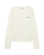 ROY ROGER'S Maglia Donna RND90223CN97XXXX AI 25/26 lana con motivo cable 0069 WHITE