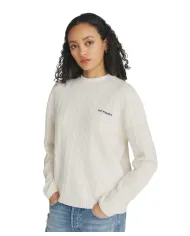 ROY ROGER'S Maglia Donna RND90223CN97XXXX AI 25/26 lana con motivo cable 0069 WHITE