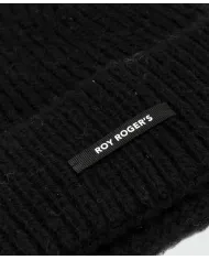 ROY ROGER'S Berretto Donna RND931CH47XXXX AI 25/26 in misto lana a coste 020 BLACK