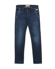 ROY ROGER'S Jeans Uomo RRU006D6992997 NEW ELIAS AI 25/26 denim slim fit con patch logata 01 HARLEM