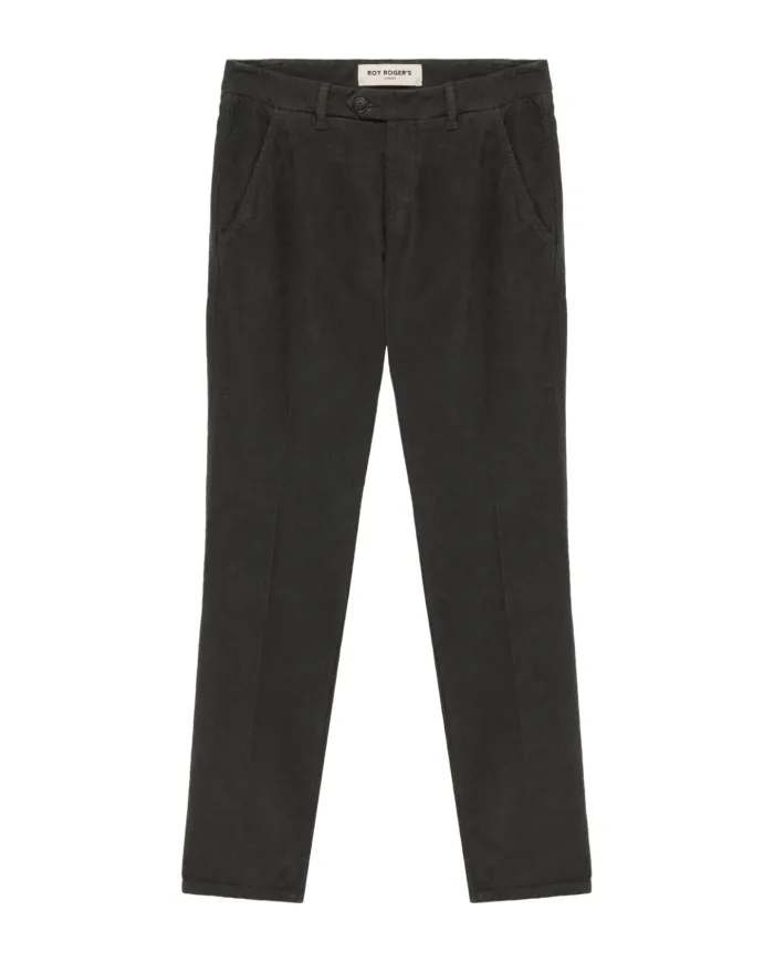 ROY ROGER'S Pantalone Uomo RRU013C8700112 NEW ROLF AI 25/26 in cotone gabardina slim fit 0233 MOSS ROY ROGER'S Pantalone Uomo RRU013C8700112 NEW ROLF AI 25/26 in cotone gabardina slim fit 0233 MOSS