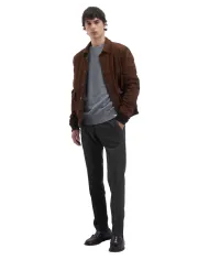 ROY ROGER'S Pantalone Uomo RRU013C8700112 NEW ROLF AI 25/26 in cotone gabardina slim fit 0233 MOSS