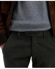 ROY ROGER'S Pantalone Uomo RRU013C8700112 NEW ROLF AI 25/26 in cotone gabardina slim fit 0233 MOSS