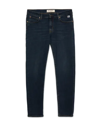 ROY ROGER'S Jeans Uomo RRU075D7003001 517 AI 25/26 denim slim con iconica patch logata 01 YBIR ROY ROGER'S Jeans Uomo RRU075D7003001 517 AI 25/26 denim slim con iconica patch logata 01 YBIR