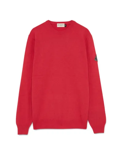 ROY ROGER'S Maglia Uomo RRU502CC53XXXX CREW NECK AI 25/26 lana con patch logata applicata 77 CORAL ROY ROGER'S Maglia Uomo RRU502CC53XXXX CREW NECK AI 25/26 lana con patch logata applicata 77 CORAL