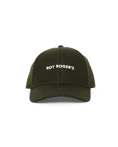 ROY ROGER'S Berretto Uomo RRU90095CH46XXXX MELTON AI 25/26 lana con ricamo logato 009 GREEN ROY ROGER'S Berretto Uomo RRU90095CH46XXXX MELTON AI 25/26 lana con ricamo logato 009 GREEN