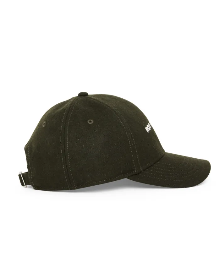 ROY ROGER'S Berretto Uomo RRU90095CH46XXXX MELTON AI 25/26 lana con ricamo logato 009 GREEN ROY ROGER'S Berretto Uomo RRU90095CH46XXXX MELTON AI 25/26 lana con ricamo logato 009 GREEN