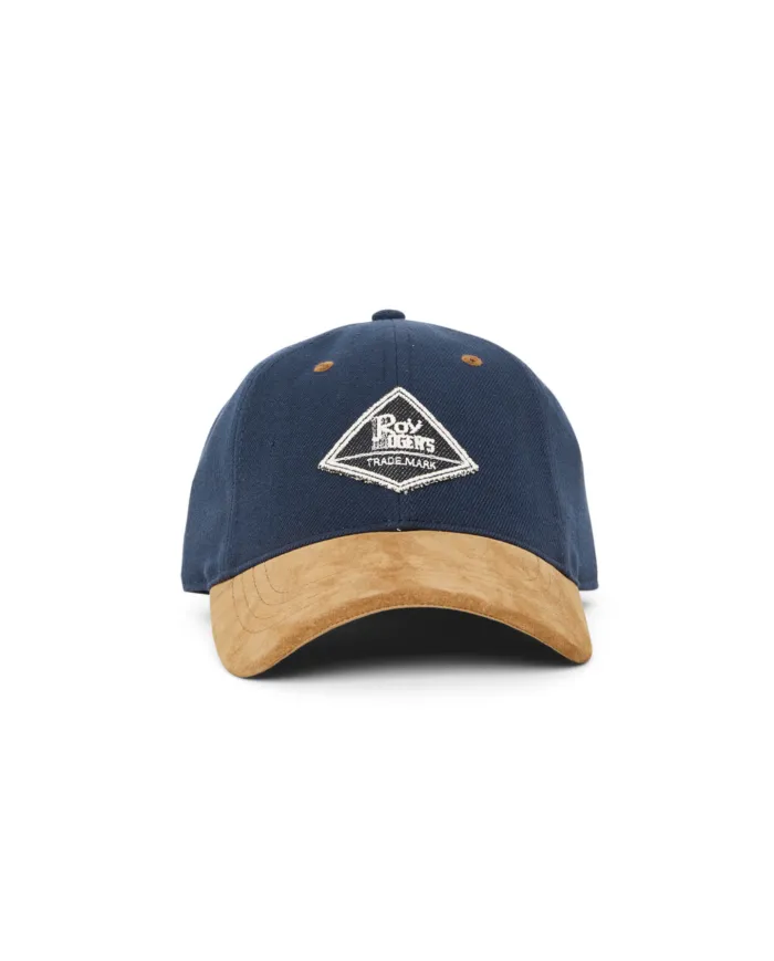 ROY ROGER'S Berretto Uomo RRU90175CN450311 OLD SCHOOL CAP AI 25/26 baseball con patch logata applicata 048 BLUE NAVY ROY ROGER'S Berretto Uomo RRU90175CN450311 OLD SCHOOL CAP AI 25/26 baseball con patch logata applicata 048 BLUE NAVY