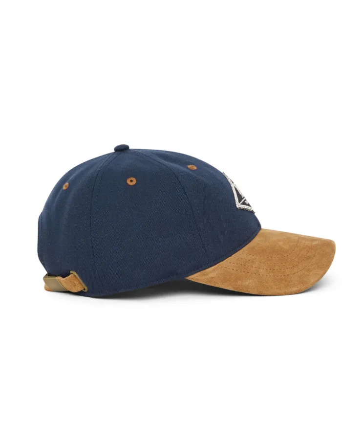 ROY ROGER'S Berretto Uomo RRU90175CN450311 OLD SCHOOL CAP AI 25/26 baseball con patch logata applicata 048 BLUE NAVY ROY ROGER'S Berretto Uomo RRU90175CN450311 OLD SCHOOL CAP AI 25/26 baseball con patch logata applicata 048 BLUE NAVY