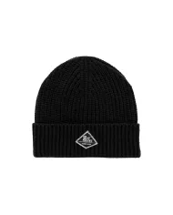 ROY ROGER'S Berretto Uomo RRX943C919XXXX AI 25/26 in maglia a coste 020 BLACK