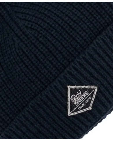 ROY ROGER'S Berretto Uomo RRX943C919XXXX AI 25/26 in maglia a coste 048 BLUE NAVY ROY ROGER'S Berretto Uomo RRX943C919XXXX AI 25/26 in maglia a coste 048 BLUE NAVY