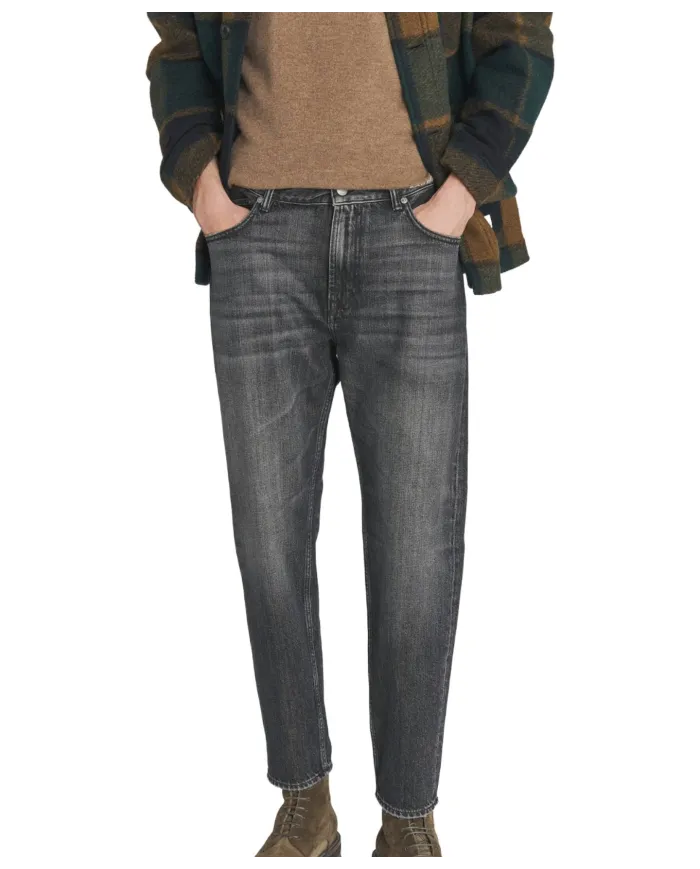 ROY ROGER'S Jeans Uomo RSC002N1202043 DAPPER AI 25/26 Carrot fit in denim used 01 PARKER