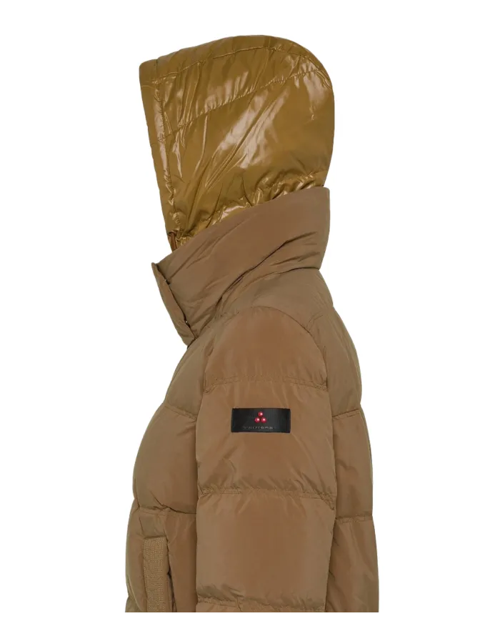 PEUTEREY Piumino Donna PED483801190986 UNIX ML BMAT AI 25/26 regular con cappuccio 894ID Gianduia/Gianduia PEUTEREY Piumino Donna PED483801190986 UNIX ML BMAT AI 25/26 regular con cappuccio 894ID Gianduia/Gianduia