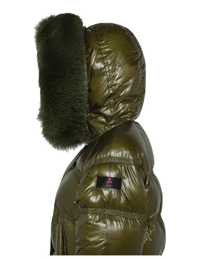 PEUTEREY Piumino Donna PED512301181752 TAKAN RP MID FUR AI 25/26 regular con colletto alzato 689 Verde Fogliame PEUTEREY Piumino Donna PED512301181752 TAKAN RP MID FUR AI 25/26 regular con colletto alzato 689 Verde Fogliame