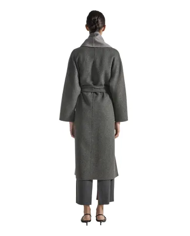 SEVENTY Cappotto Donna CP0564 150975 AI 25/26 lana stile vestaglia 921 ARDESIA SEVENTY Cappotto Donna CP0564 150975 AI 25/26 lana stile vestaglia 921 ARDESIA
