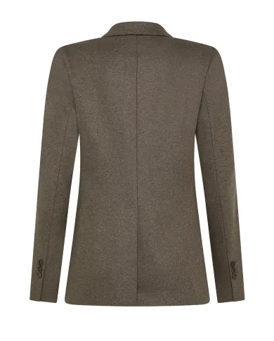 SEVENTY Giacca Donna GI0736 10 130101 AI 25/26 lana blazer con chiusura a doppiopetto 055 FANGO SEVENTY Giacca Donna GI0736 10 130101 AI 25/26 lana blazer con chiusura a doppiopetto 055 FANGO