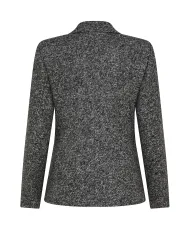 SEVENTY Giacca Donna GI0781 150981 AI 25/26 lana blazer con tasche a toppa 952 ASFALTO