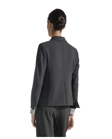 SEVENTY Giacca Donna GI0922 550222 AI 25/26 viscosa stile blaser smoking 953 GRIGIO SCURO SEVENTY Giacca Donna GI0922 550222 AI 25/26 viscosa stile blaser smoking 953 GRIGIO SCURO