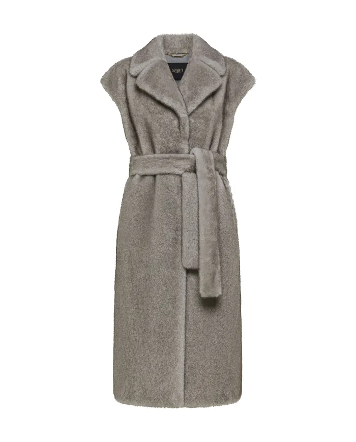 SEVENTY Gilet Donna GT0134 520288 AI 25/26 lungo in ecopelliccia 911 GRIGIO SEVENTY Gilet Donna GT0134 520288 AI 25/26 lungo in ecopelliccia 911 GRIGIO