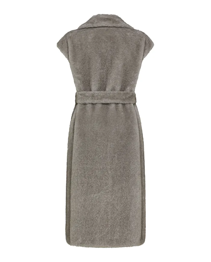 SEVENTY Gilet Donna GT0134 520288 AI 25/26 lungo in ecopelliccia 911 GRIGIO SEVENTY Gilet Donna GT0134 520288 AI 25/26 lungo in ecopelliccia 911 GRIGIO
