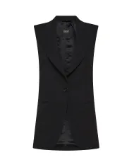 SEVENTY Gilet Donna GT0143 10 540259 AI 25/26 lana slim stile blazer monopetto 999 NERO