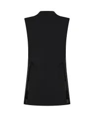 SEVENTY Gilet Donna GT0143 10 540259 AI 25/26 lana slim stile blazer monopetto 999 NERO