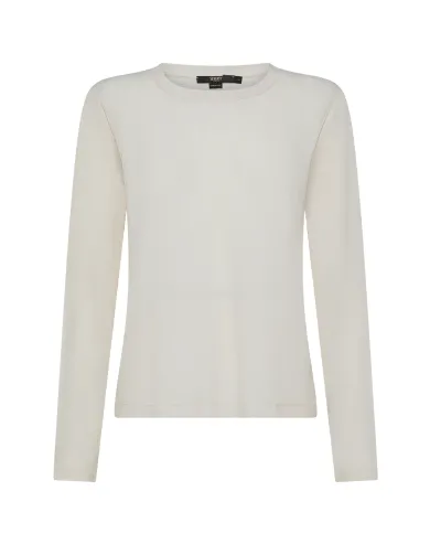SEVENTY T-shirt Donna MJ1932 890180 AI 25/26 cotone slim in tinta unita 006 PANNA SEVENTY T-shirt Donna MJ1932 890180 AI 25/26 cotone slim in tinta unita 006 PANNA