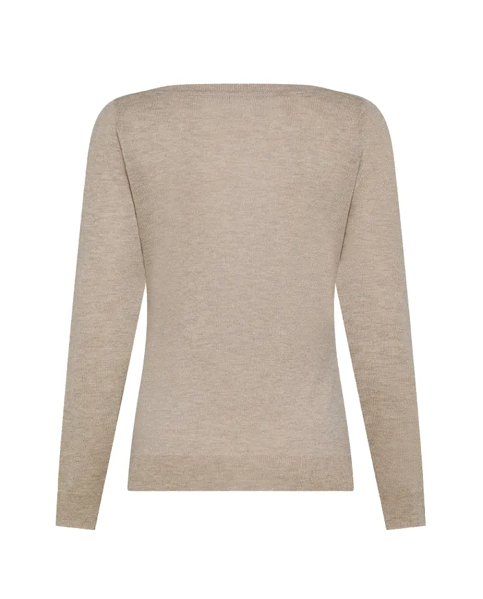SEVENTY Maglia Donna MT3529 990318 AI 25/26 acrilico con girocollo a barchetta 040 GHIACCIO SEVENTY Maglia Donna MT3529 990318 AI 25/26 acrilico con girocollo a barchetta 040 GHIACCIO