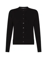 SEVENTY Twin-Set Donna MT3552 900330 AI 25/26 slim lana in tinta unita 999 NERO