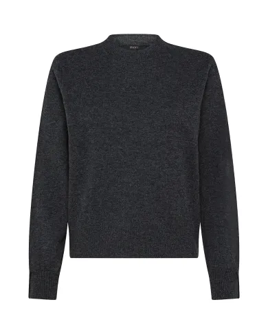 SEVENTY Maglia Donna MT3798 900331 AI 25/26 lana comfort con bordatura a costine 922 GRIGIO SEVENTY Maglia Donna MT3798 900331 AI 25/26 lana comfort con bordatura a costine 922 GRIGIO