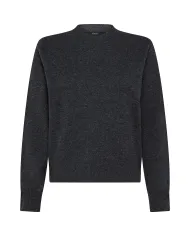 SEVENTY Maglia Donna MT3798 900331 AI 25/26 lana comfort con bordatura a costine 922 GRIGIO