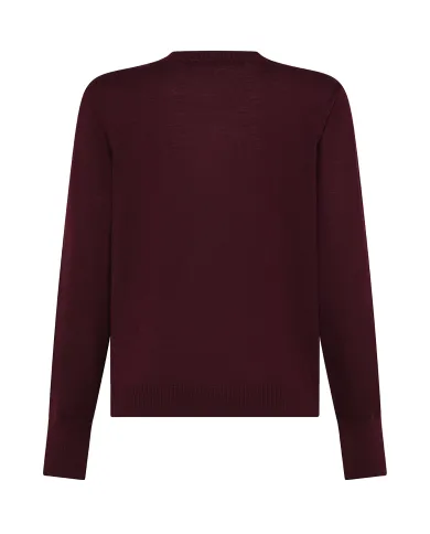SEVENTY Maglia Donna MT3844 900330 AI 25/26 lana slim in tinta unita 216 BORDEAUX SEVENTY Maglia Donna MT3844 900330 AI 25/26 lana slim in tinta unita 216 BORDEAUX