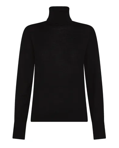 SEVENTY Dolcevita Donna MT3845 900330 AI 25/26 lana slim fit in tinta unita 999 NERO SEVENTY Dolcevita Donna MT3845 900330 AI 25/26 lana slim fit in tinta unita 999 NERO