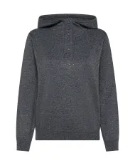 SEVENTY Maglia Donna MT3899 910736 AI 25/26 lana con cappuccio 940 grigio chiaro