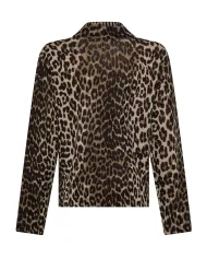 SEVENTY Lupetto Donna MT3947 900360 AI 25/26 lana con stampa animalier 054 FANGO