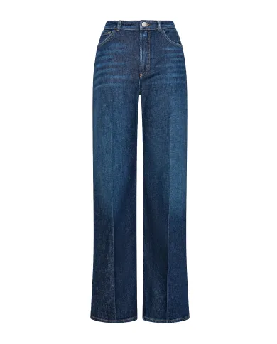 SEVENTY Jeans Donna PD0101 240280 AI 25/26 denima stile wide leg 714 AZZURRO SEVENTY Jeans Donna PD0101 240280 AI 25/26 denima stile wide leg 714 AZZURRO