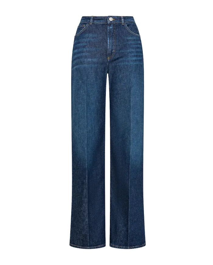 SEVENTY Jeans Donna PD0101 240280 AI 25/26 denima stile wide leg 714 AZZURRO SEVENTY Jeans Donna PD0101 240280 AI 25/26 denima stile wide leg 714 AZZURRO