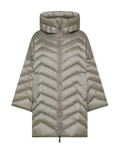 SEVENTY Poncho Donna PM0169 500103 AI 25/26 stile piumino trapuntato 041 GHIACCIO SEVENTY Poncho Donna PM0169 500103 AI 25/26 stile piumino trapuntato 041 GHIACCIO