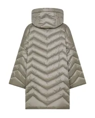 SEVENTY Poncho Donna PM0169 500103 AI 25/26 stile piumino trapuntato 041 GHIACCIO